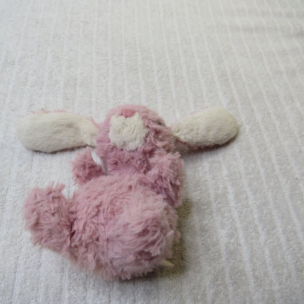 Jellycat Toy Plush Bunny Rabbit 5" Pink Tulip  Furry Soft Authentic Sweet face - Picture 4 of 11